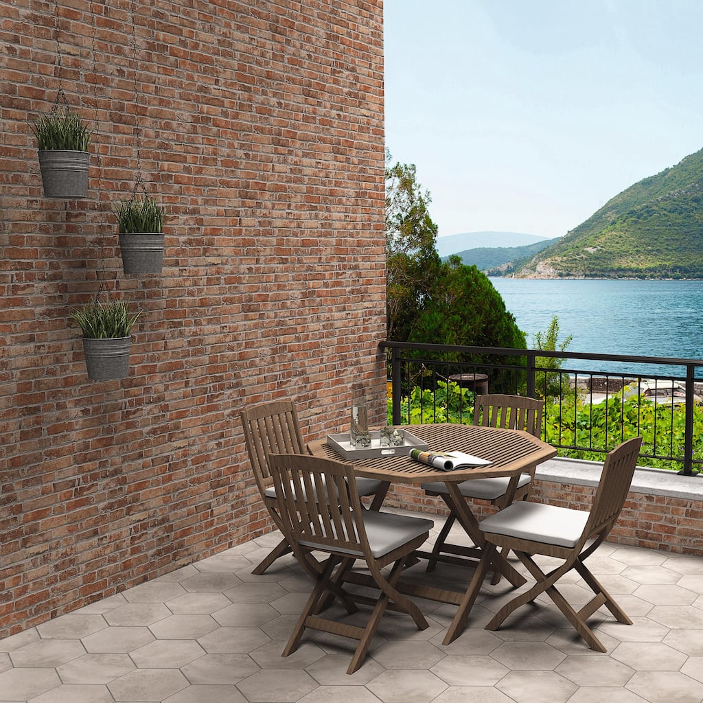 Merola Tile Manhattan Cotto 12-1/4" x 21" Porcelain Wall Tile