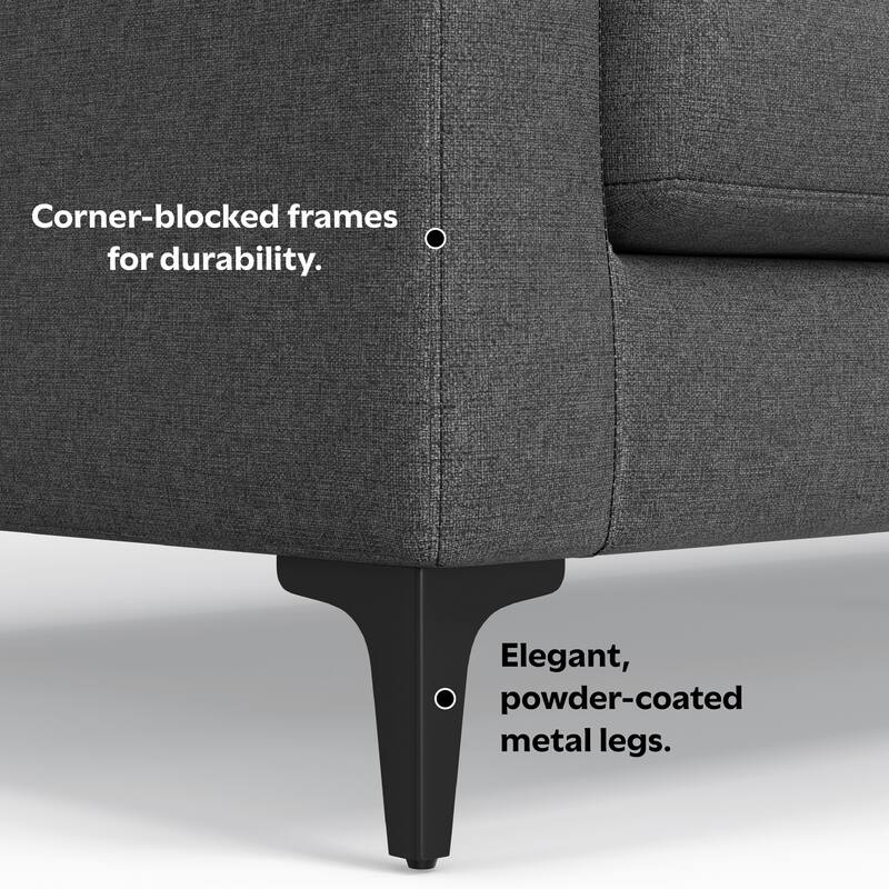 WyndenHall Lana 76-inch Sofa in Tightly Woven Performance Fabric
