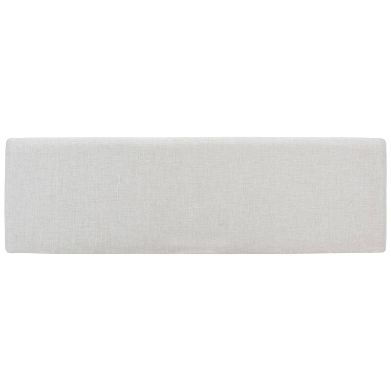 SAFAVIEH Cricket Mid-Century Modern Open Shelf Storage Bench with Cushion