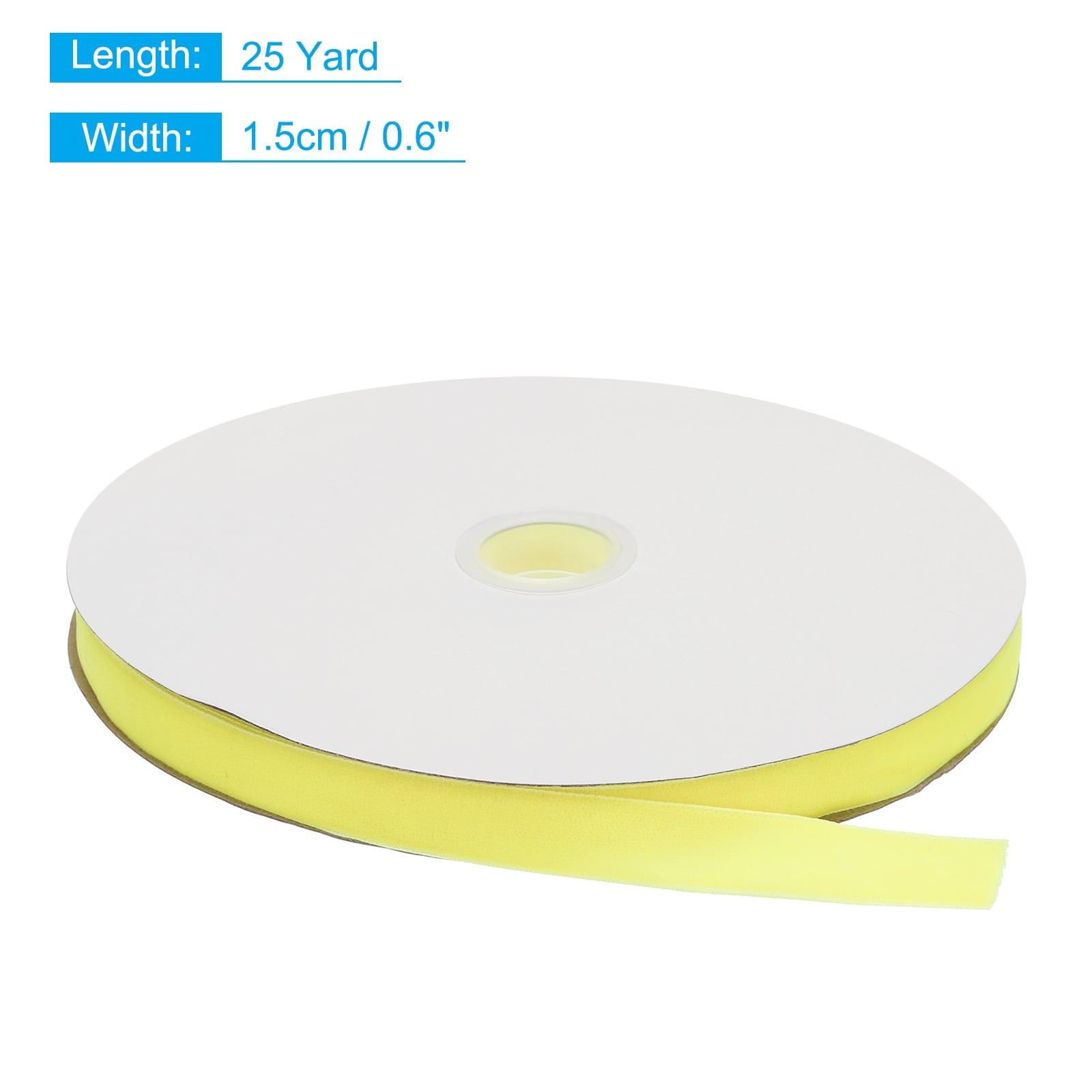 Velvet Ribbon Single Face Spool Silky Velvet for Bouquets DIY Crafts Gift Wrapping Wedding Party