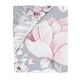 preview thumbnail 3 of 3, Lambs & Ivy Signature Botanical Baby Watercolor Floral Cotton Crib Sheet - Gray