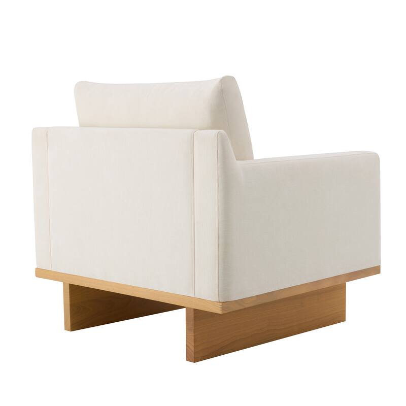 Modern Minimalist Accent Chair by Harper&Bright Designs