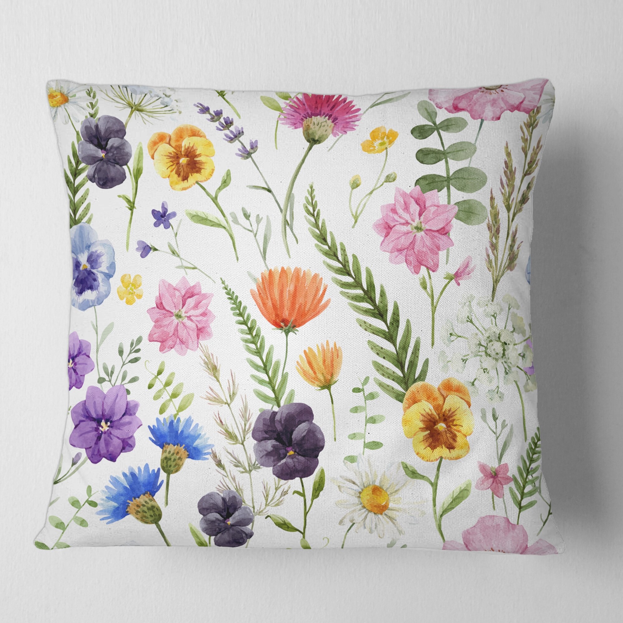 Patterned throw online pillows