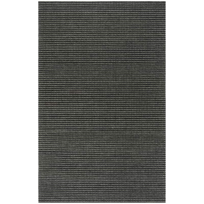 SAFAVIEH Handmade Natura Gerrita Wool Area Rug - 6' x 9' - Grey/Black