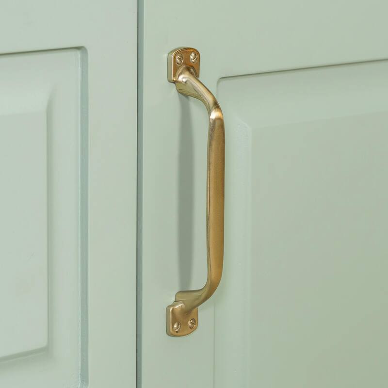 36" Bathroom Vanity with Sink, Freestanding Bathroom Cabinet with Ceramic Basin, Flip Drawer