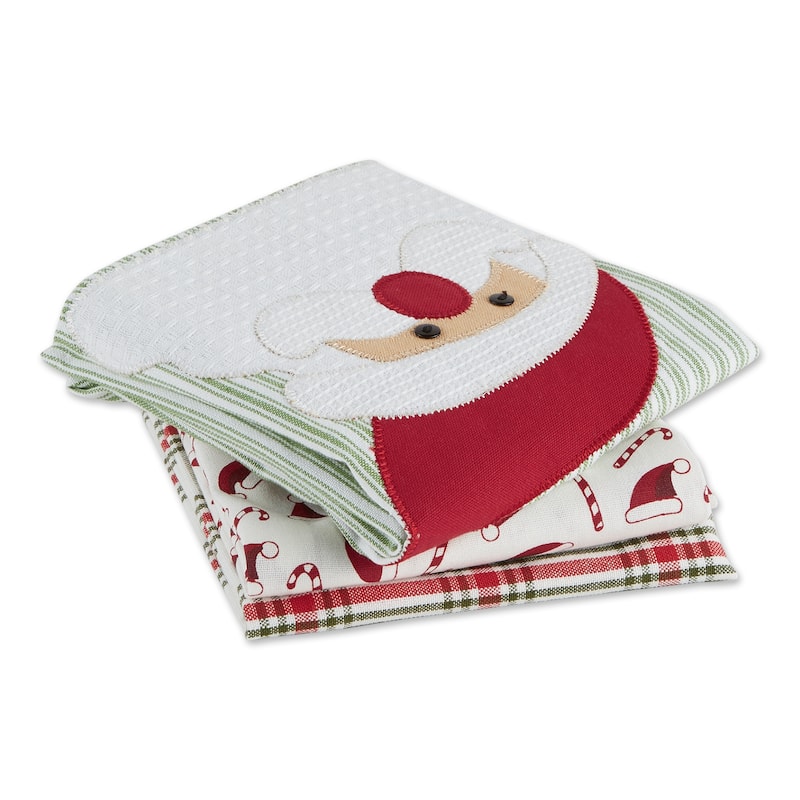 DII Asst Holiday Dishtowel (Set of 3)