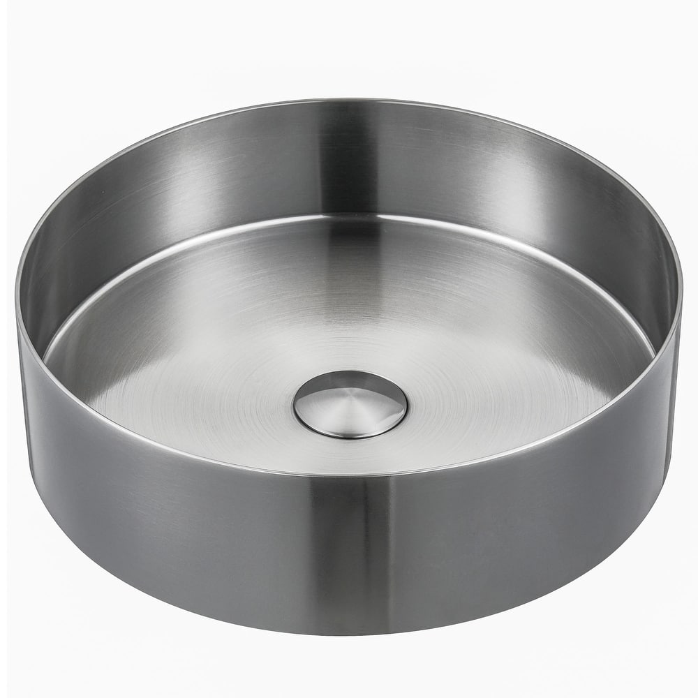 Karran USA CCV200 Cinox 14-1/4" Circular Stainless Steel Vessel