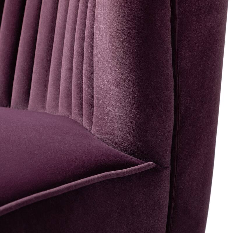 Barto Upholstered Side Chair with Tufted Back Set of 2 by HULALA HOME