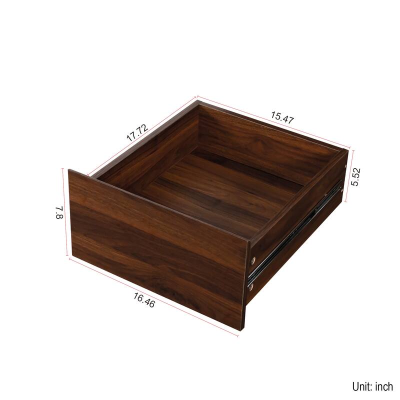 Corner Computer Desk with Drawers