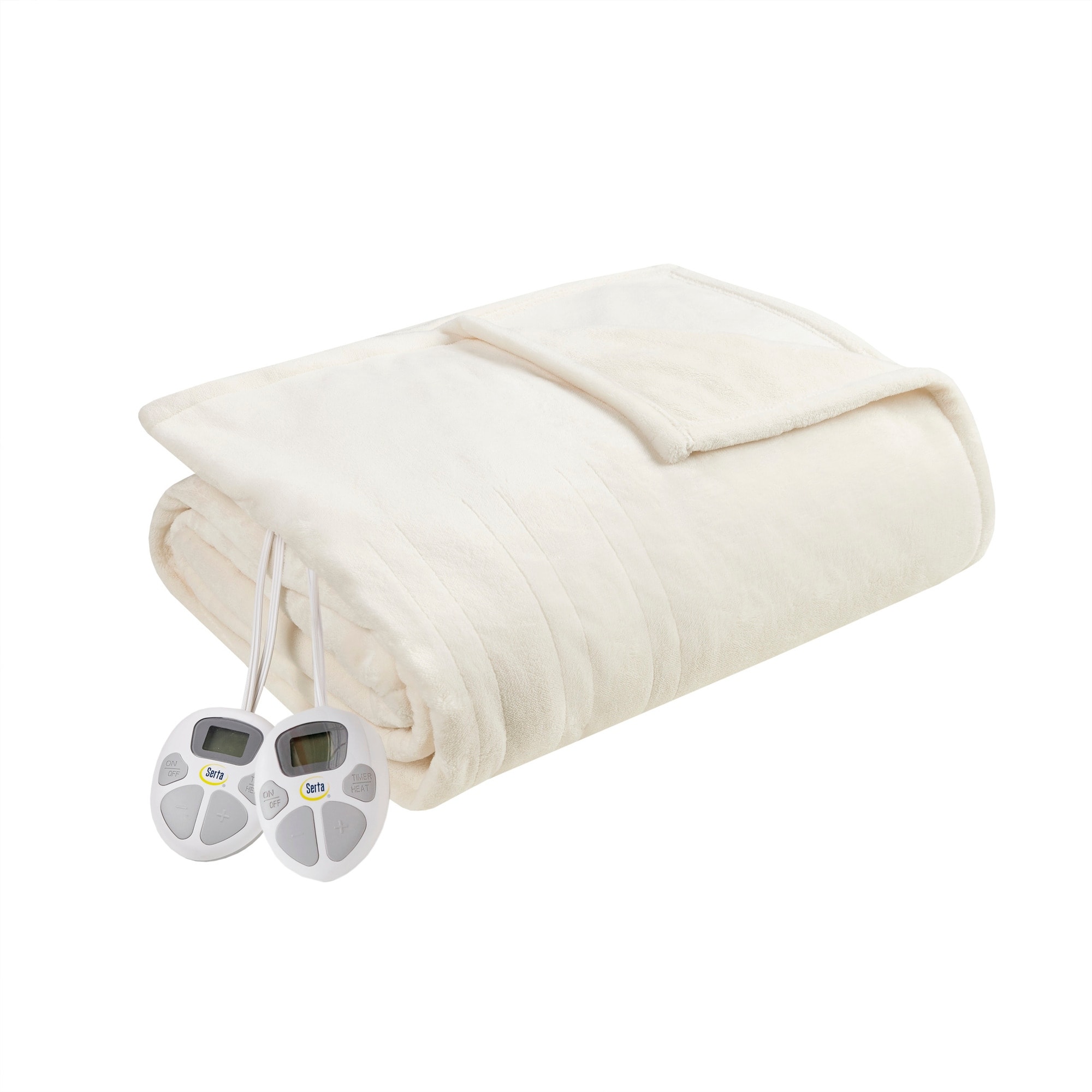 Serta heated throw blinking light top