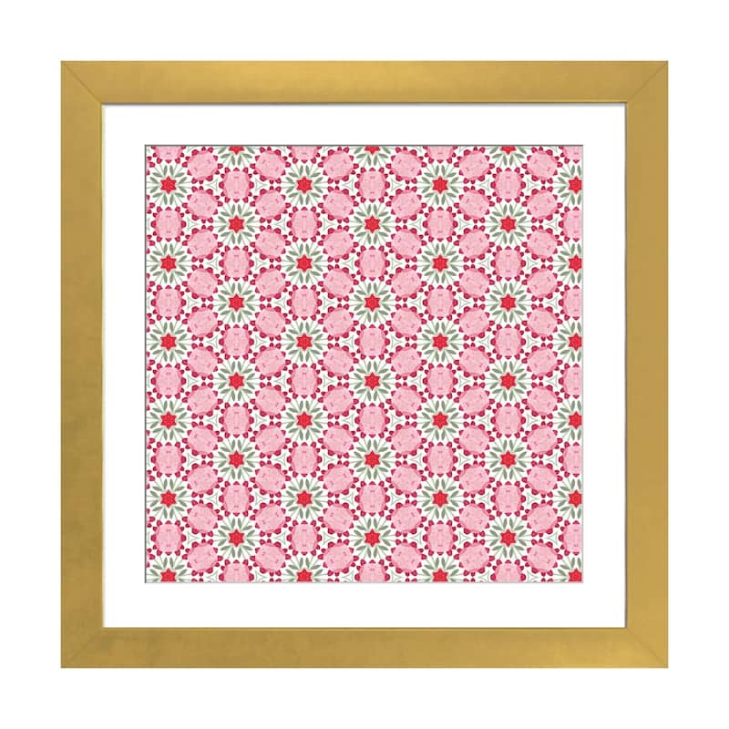 iCanvas "Strawberry Mojito" by Nic Squirrell - Gold - 16x16x1