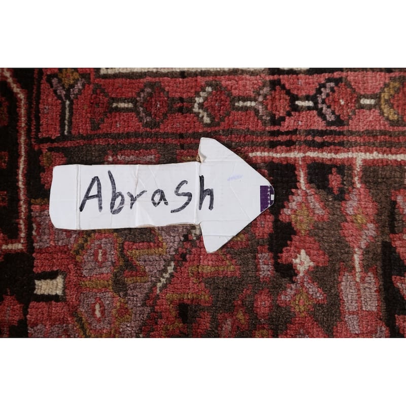 Vegetable Dye Traditional Heriz Persian Area Rug Handmade Wool Carpet - 10'2" x 13'0"