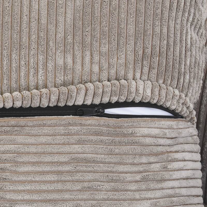 181" Corduroy Modular Sofa
