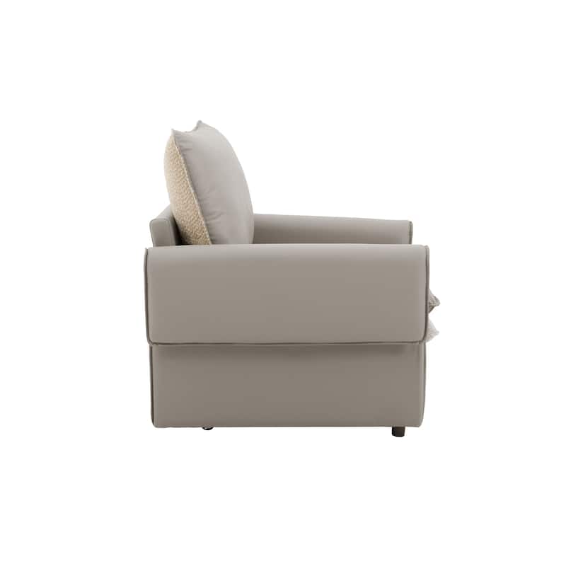 Oversized Armchair with Dual Cushions