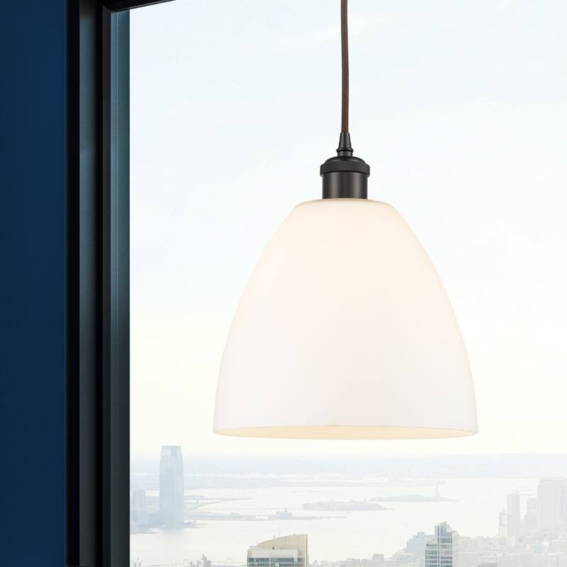 Innovations Lighting Ballston Bristol Glass 1 Light 9" Cord Hung Mini Pendant