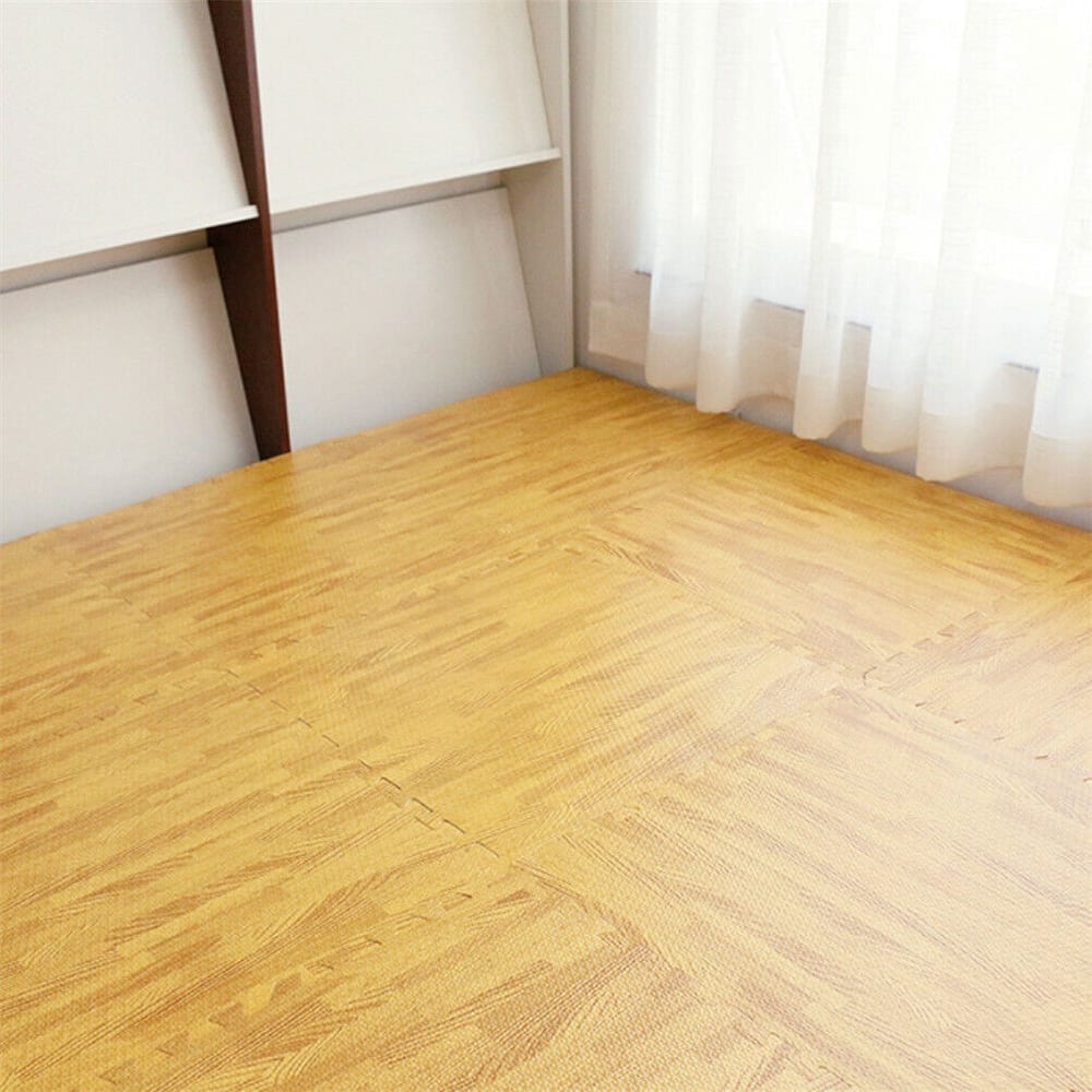 12 Tiles Gym Foam Puzzle Floor Tiles 24x24" Interlocking Floor Mats 48sq.ft