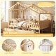 preview thumbnail 7 of 16, Costway Full Size Bed with 2 Storage Drawers, House-shaped Bed Frame