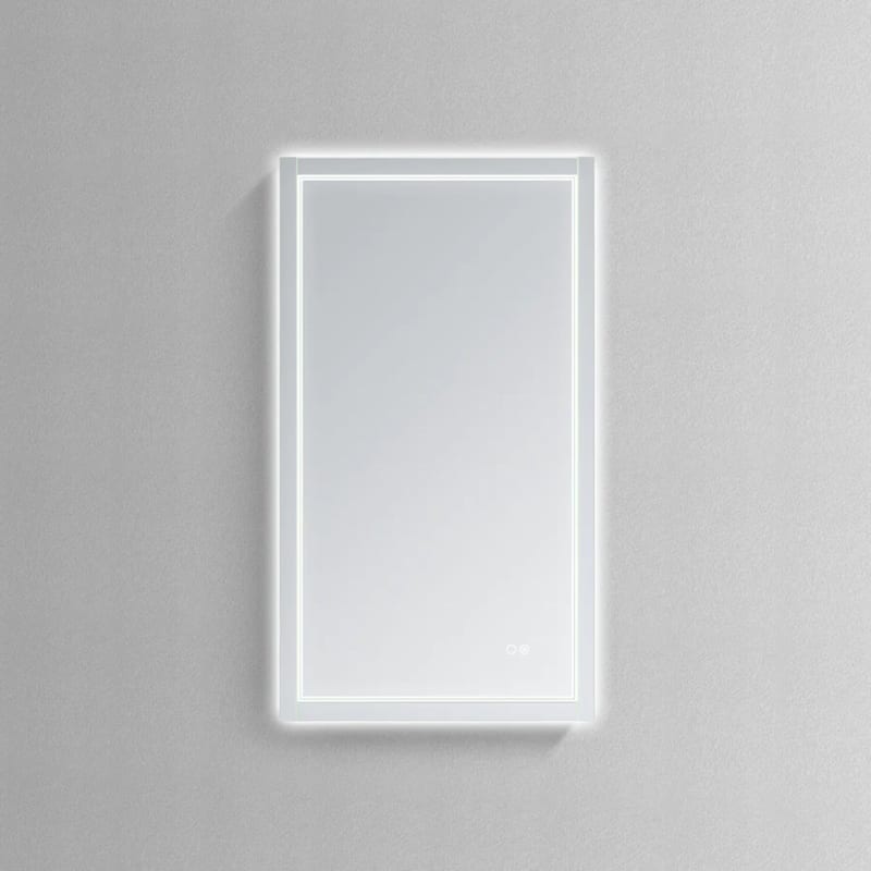 Modern Mirrors Altalune Wall Mountable Frameless LED Vanity Mirror with Defogger, Makeup Mirror for Bedroom, and Bathroom - 48*24