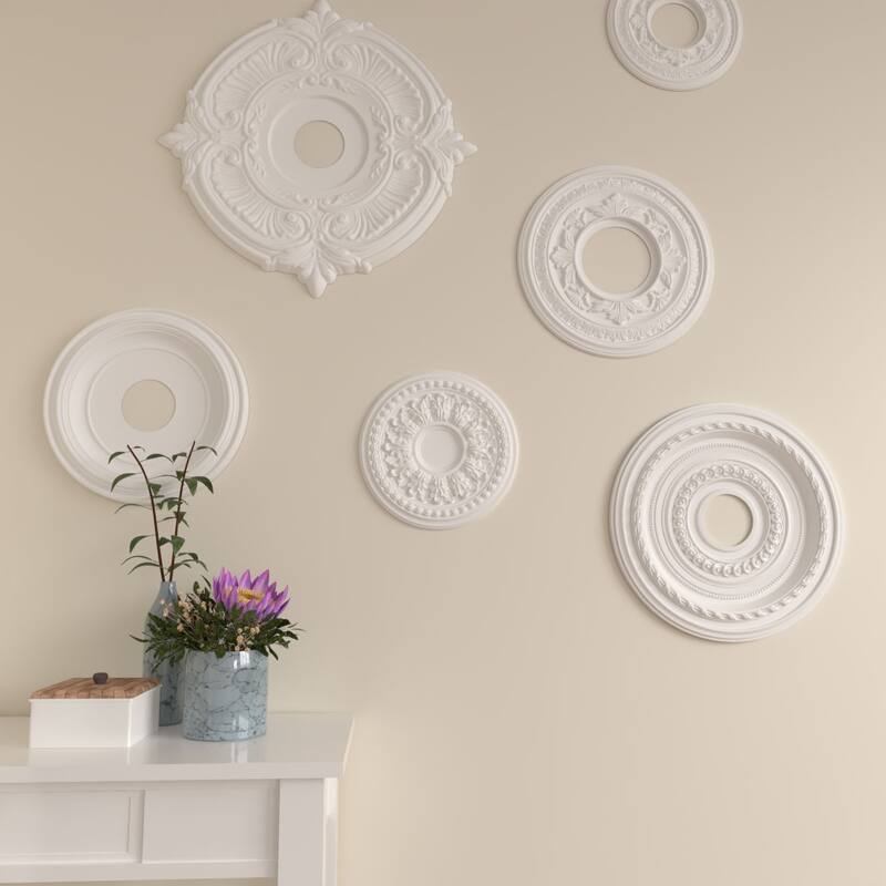 11 5/8"OD x 5/8"P Ivy Ceiling Medallion - 11 5/8"OD x 5/8"P