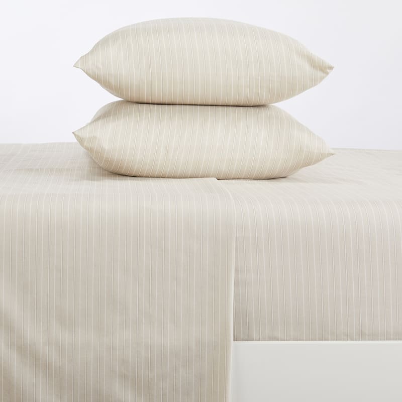 Premium Striped Microfiber Sheet Set - On Sale - Bed Bath & Beyond