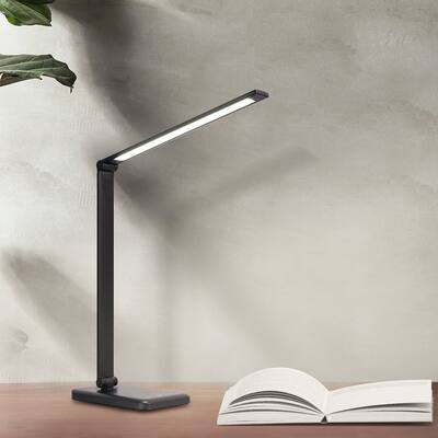 LED Desk Lamp with USB Charging Port, Smooth Touch Light Dimmer Switch with Adjustable Light Color Temperature...