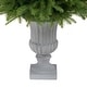 preview thumbnail 4 of 3, 4.5' Artificial Christmas Tree with 250 LED Lights in Planter