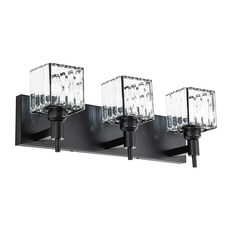 2/3/4-Light Modern Bathroom Crystal Vanity Light Wall Sconces