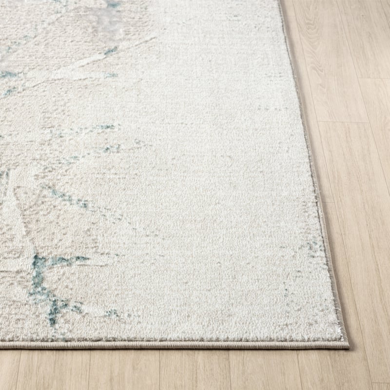 Sevita Transitional Abstract Polyester Indoor Area Rug
