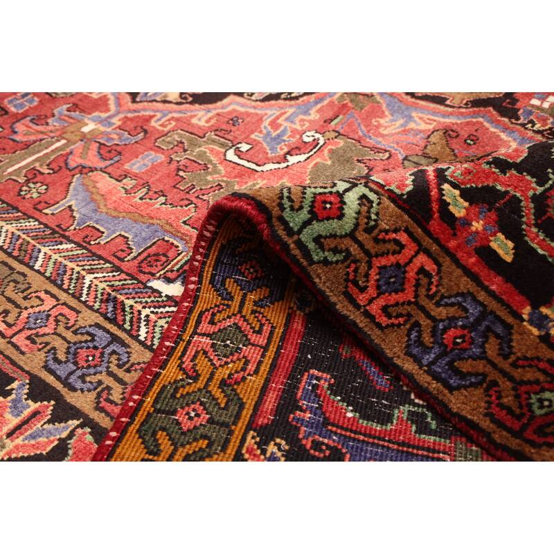 ECARPETGALLERY Hand-knotted Sarabi Dark Red Wool Rug - 10'4 x 12'9