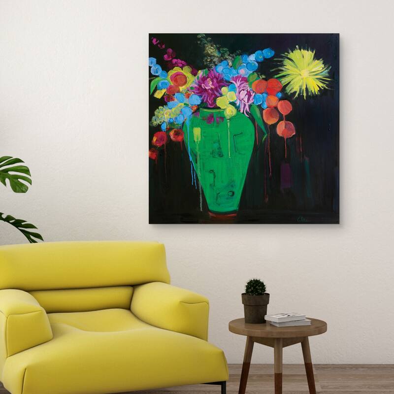 Green With Envy by Alexi Fine Canvas Art Print
