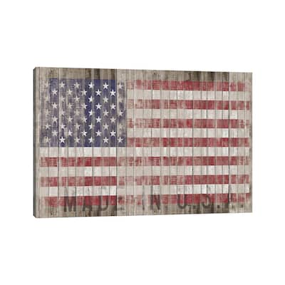 iCanvas "American Flag I" by Diego Tirigall Canvas Print
