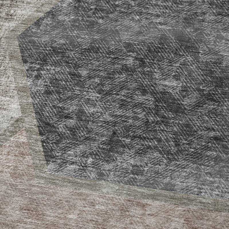 Premium Machine Washable Modern Geo Sherpa Throw Blanket
