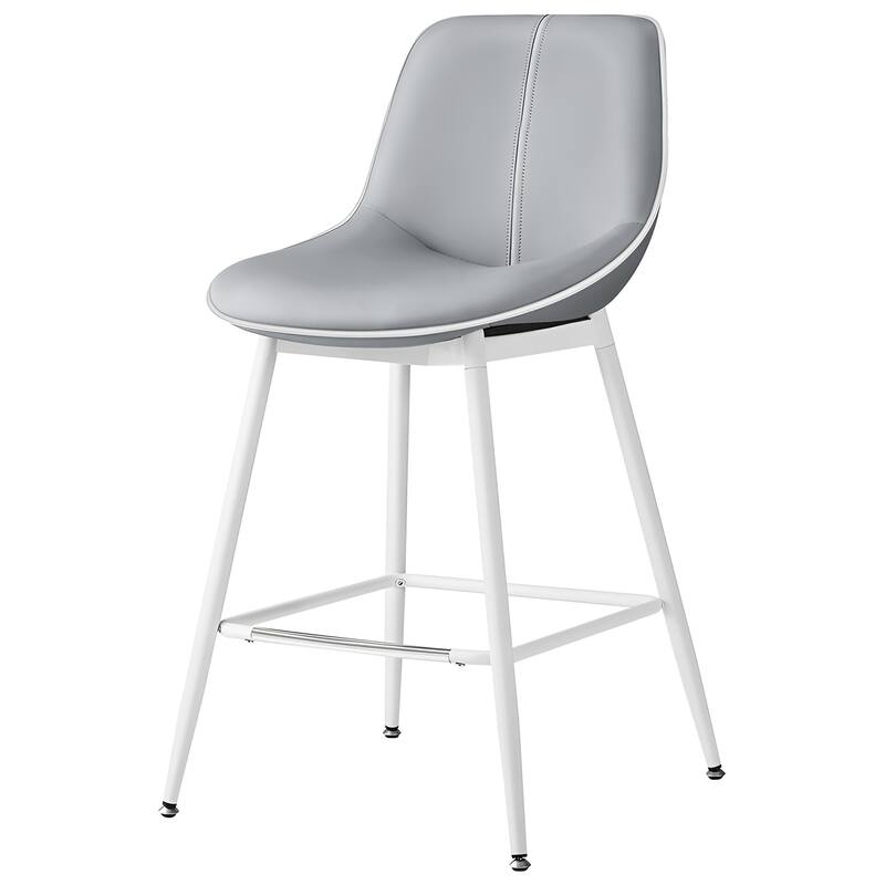 Contemporary Set of 2 Bar Stools - Stylish Seating Solution for Home