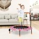 preview thumbnail 2 of 8, Gymax 36'' Mini Toddler Trampoline w/ LED Bluetooth Speaker Detachable