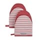preview thumbnail 2 of 8, KitchenAid Albany Mini Oven Mitt Set 2-Pack - 5.5"x8"
