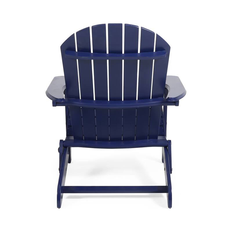 Hanlee Outdoor Rustic Acacia Wood Folding Adirondack Chair (Set of 2) by Christopher Knight Home
