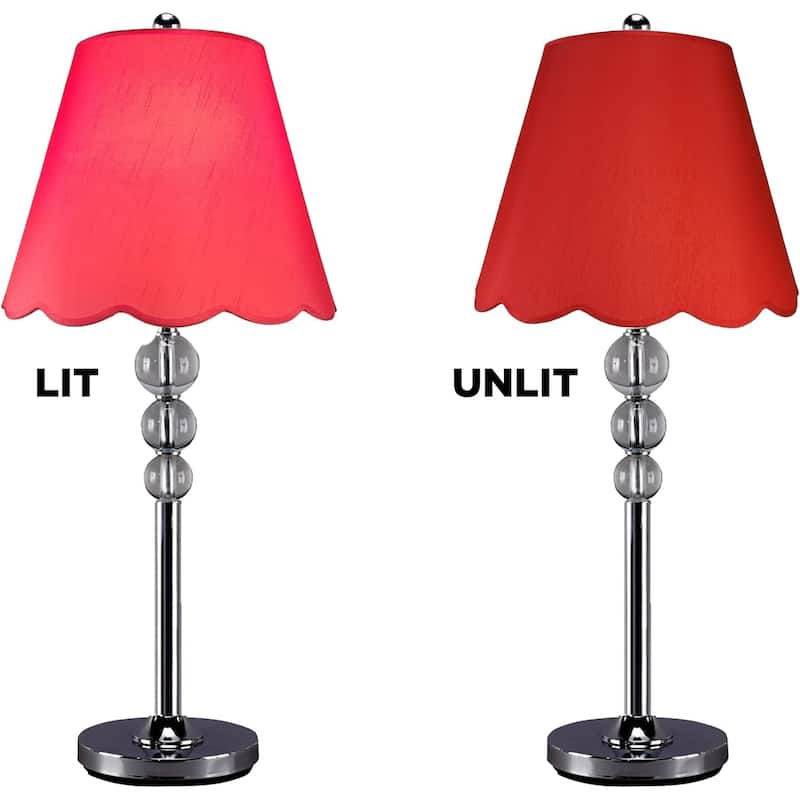 Royal Designs Scallop Empire Lamp Shade Set of 2 - 7 x 13 x 10