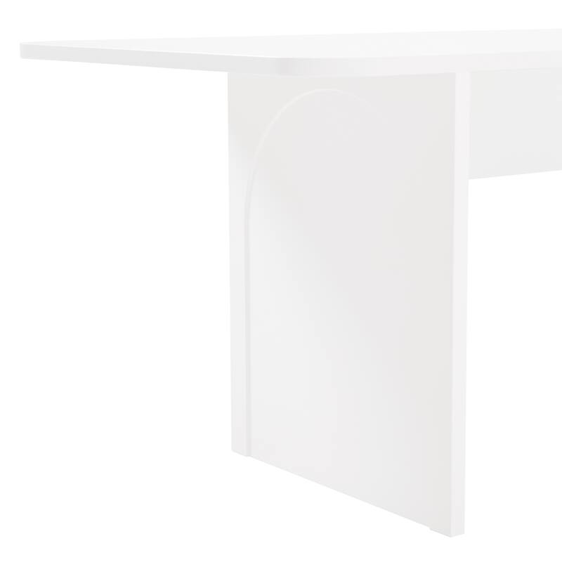 Manhattan Comfort Modern Ella 78.7 In White Dining Table