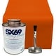 preview thumbnail 12 of 53, Moose Supply Inflatable Bounce House Vinyl Repair Kit with SX69 Glue Orange - 16 Ounce Glue