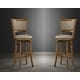 preview thumbnail 2 of 5, Best Master Furniture 29-inch Upholstered Swivel Bar Stools (Set of 2)