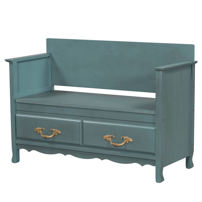 Shoe Bench with Removable Cushion