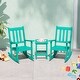 preview thumbnail 2 of 63, Laguna Kids Outdoor Poly Rocking Chair with Side Table 3-Piece Set