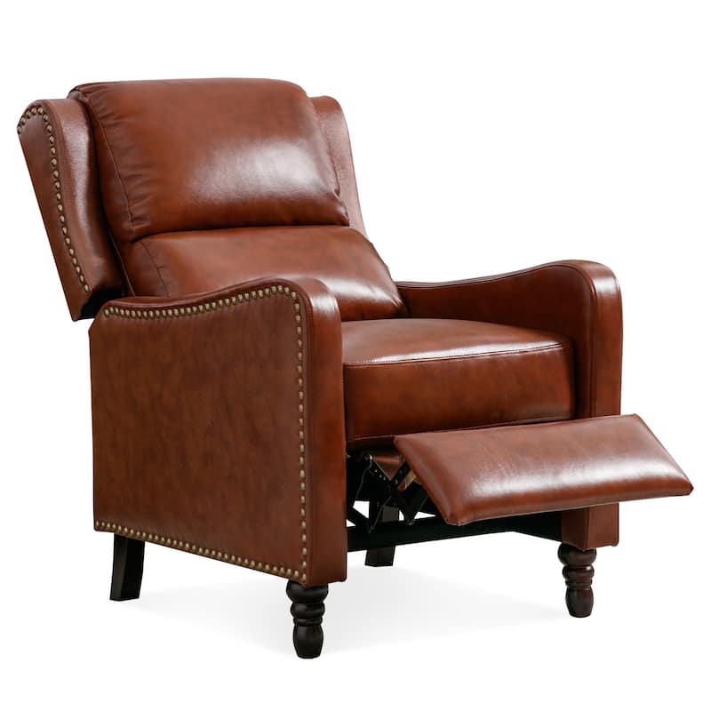 Genuine Leather Recliner Chair Comfortable Chairs for Living Room