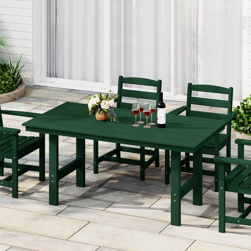 Shoreside 66 Inch X 34 Inch Rectangular Patio Dining Table