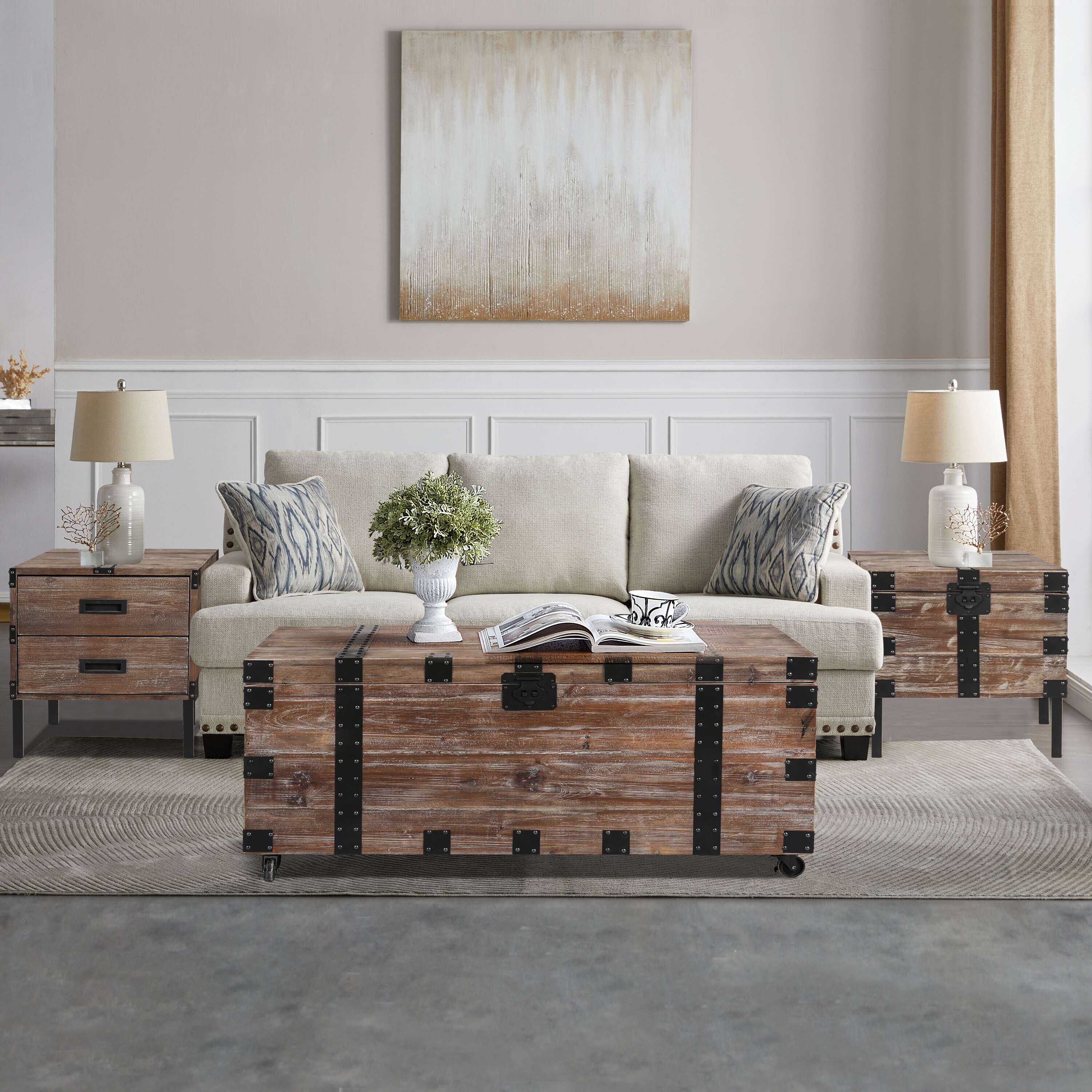 3 Piece Living Room Table Set Gracie Oaks