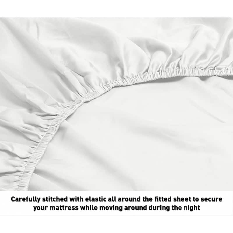 Home Sweet Home Dream Stripe 600TC Egyptian Cotton Bed Sheet Set