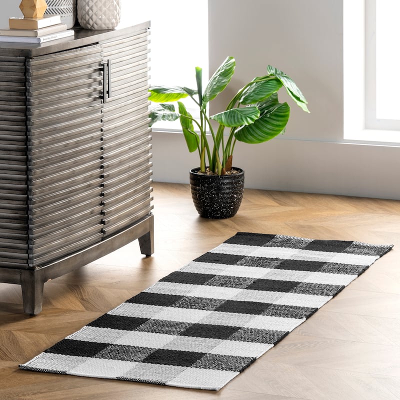 Nuloom Rylie Buffalo Plaid Flatweave Area Rug