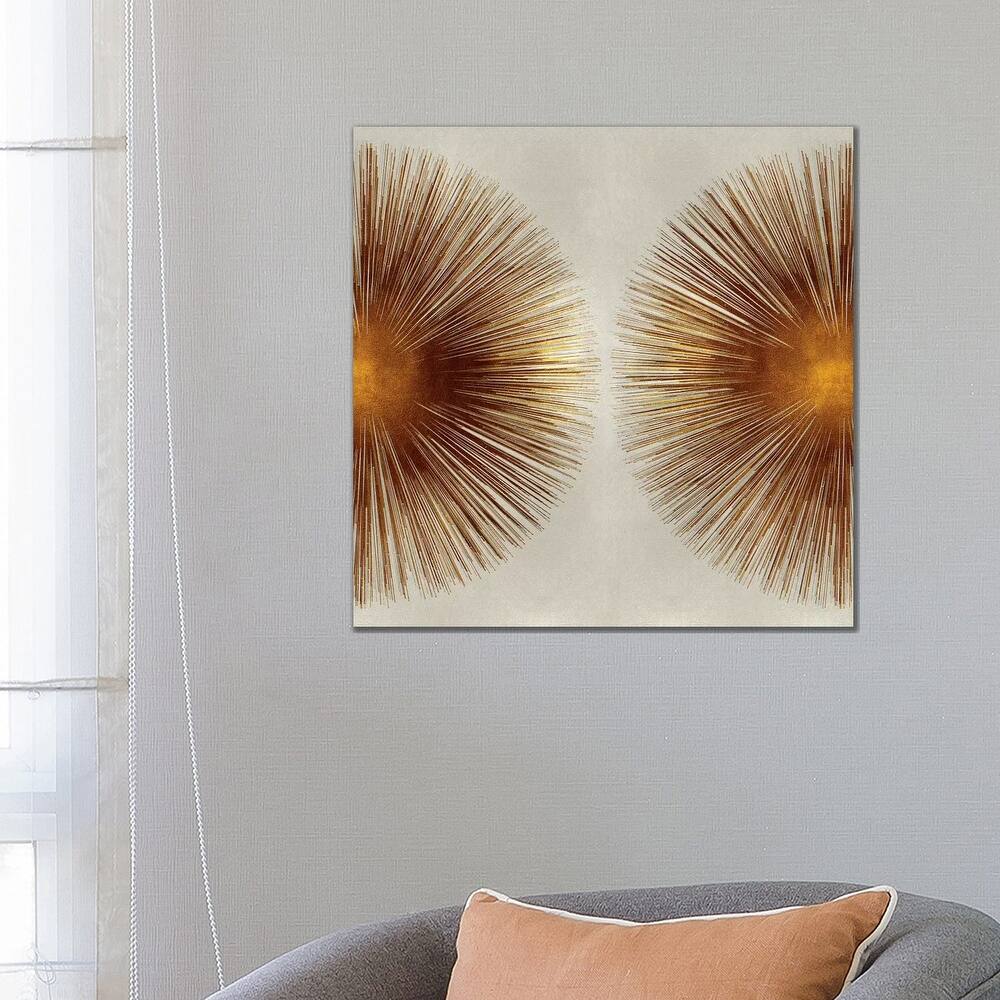 iCanvas "Bronze Sunburst II" by Abby Young Canvas Print
