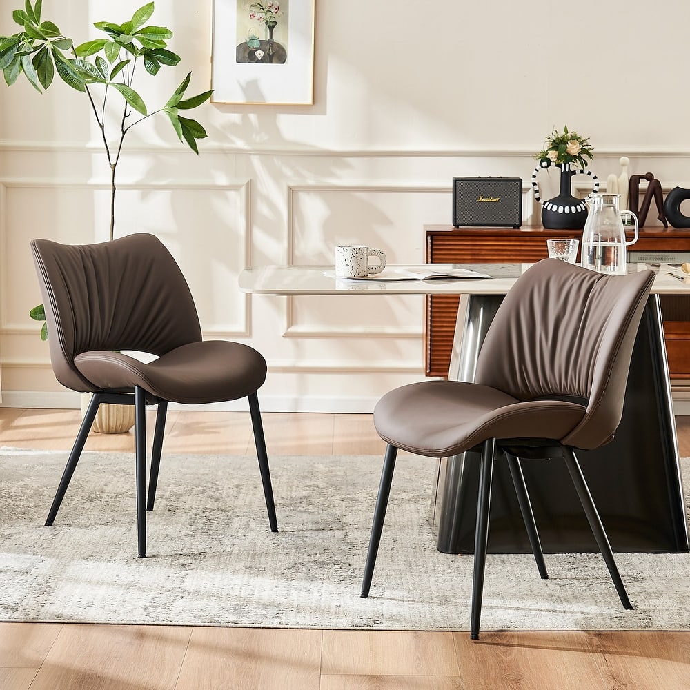 Modern Dining Kitchen Chairs Set of 2 Loads up to 300lbs