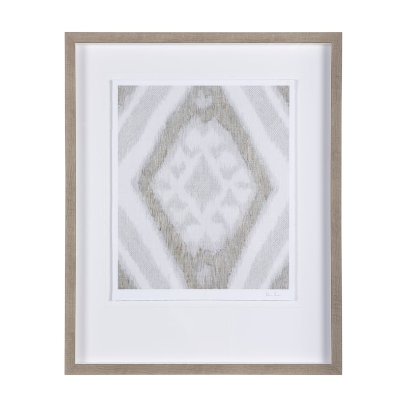 Ikat Patterns III Framed Art Print